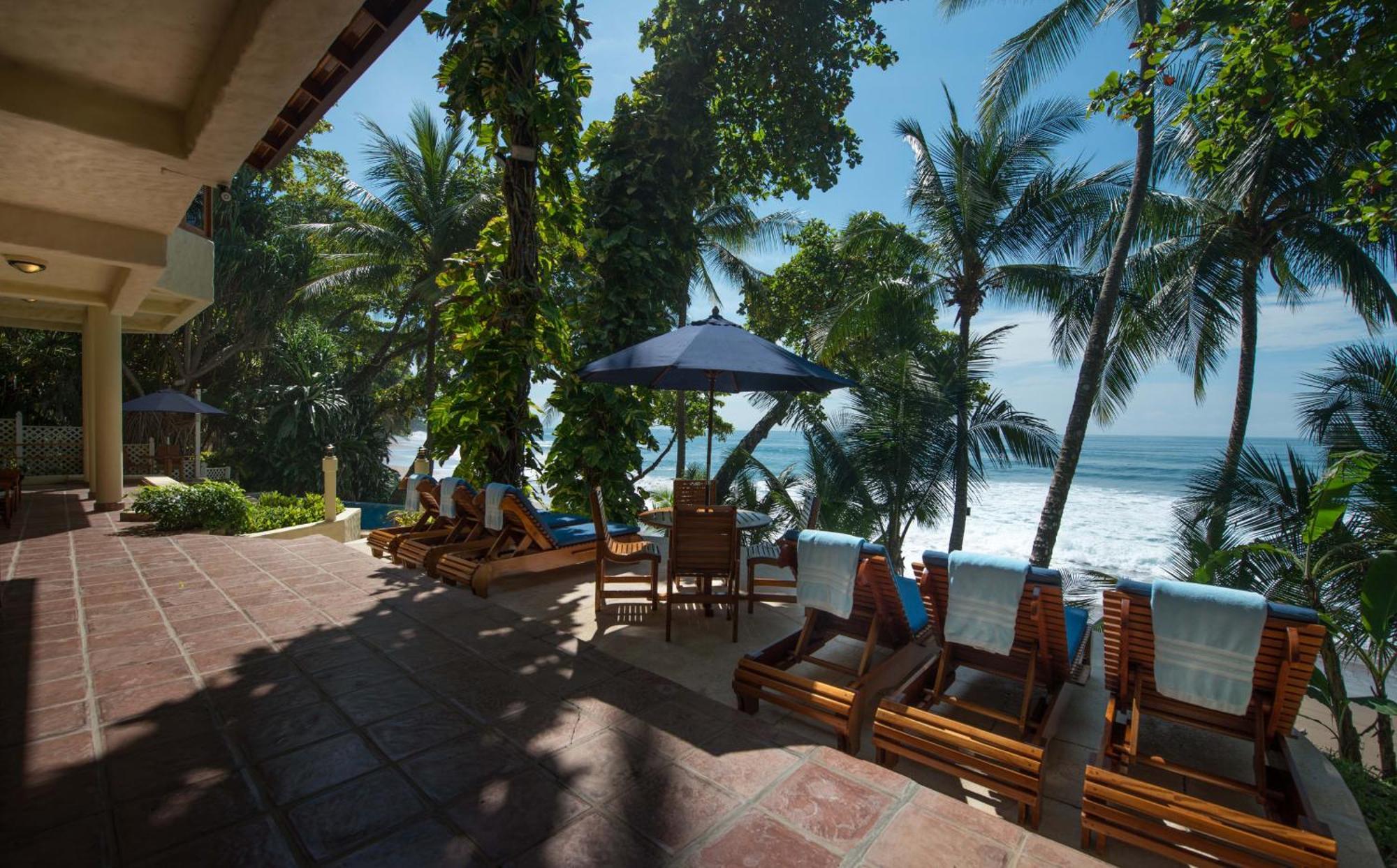 Elegant Costa Rican Villa With Oceanfront Infinity Pool Rio Grande Luaran gambar